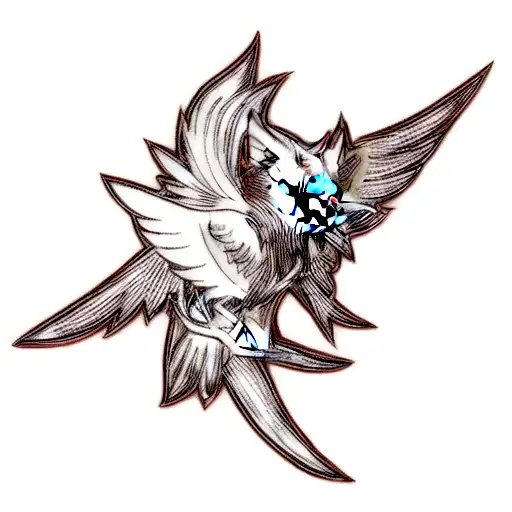 Cardinal tattoo design idea