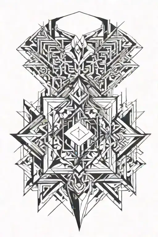 necklace tattoo design idea