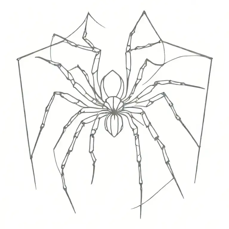 spider tattoo design idea