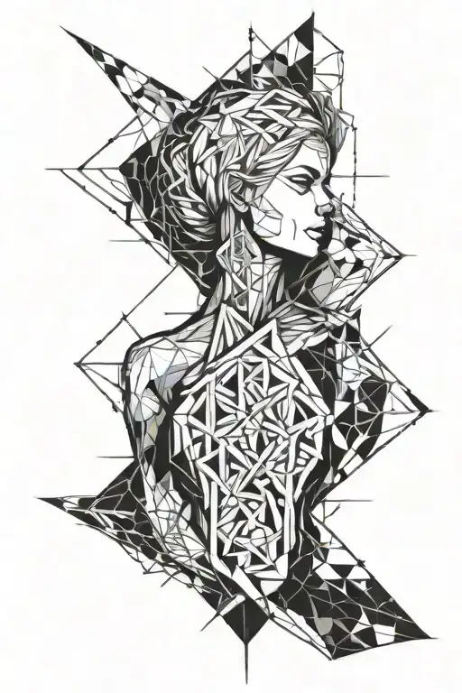 virgo tattoo design idea