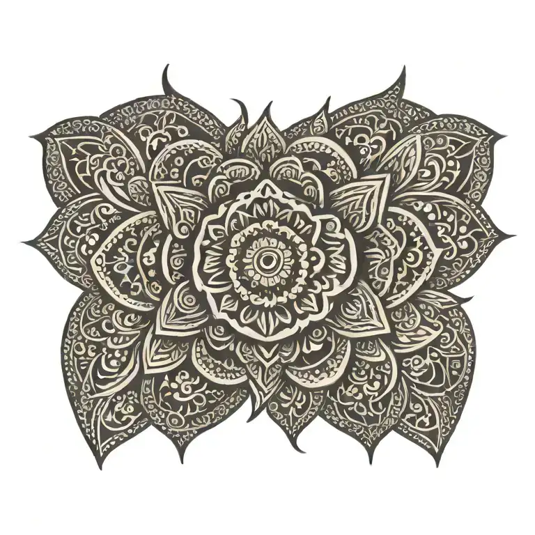 henna tattoo design idea