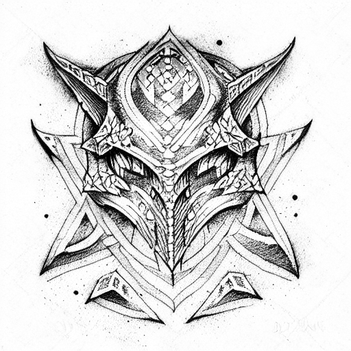 Skyrim tattoo design idea