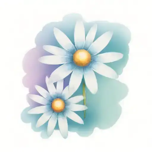 daisy tattoo design idea