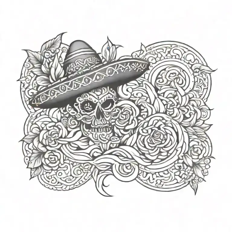 mexican tattoo design idea