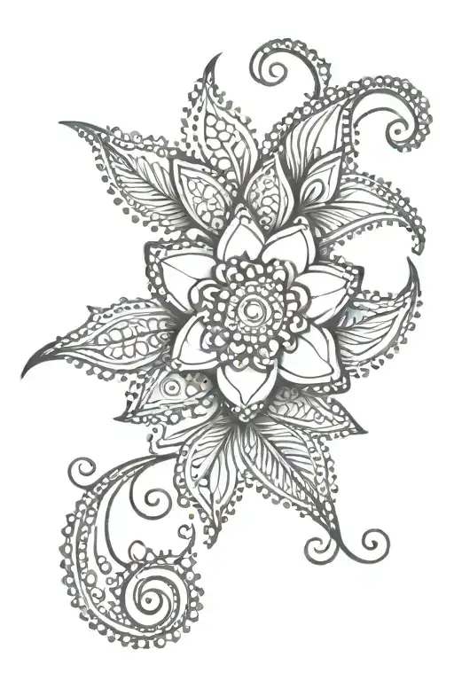 henna tattoo design idea
