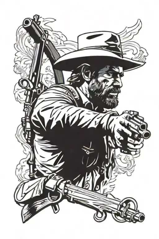 Arthur Morgan red dead redemption 2 tattoo design idea