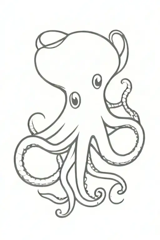 octopus tattoo design idea