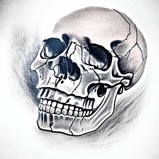 Realism Skull Tattoo Idea  BlackInk