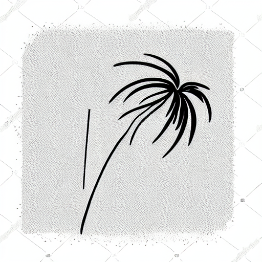 Palm Tree tattoo design idea