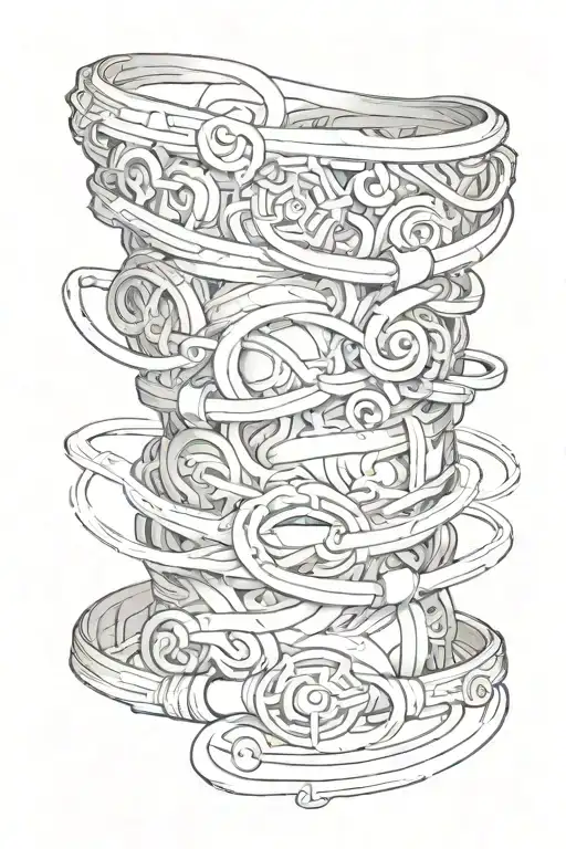 bracelet tattoo design idea