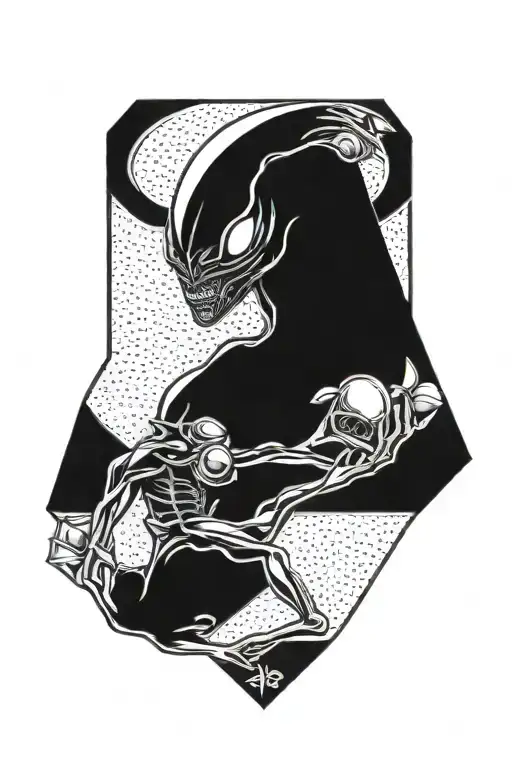 alien tattoo design idea