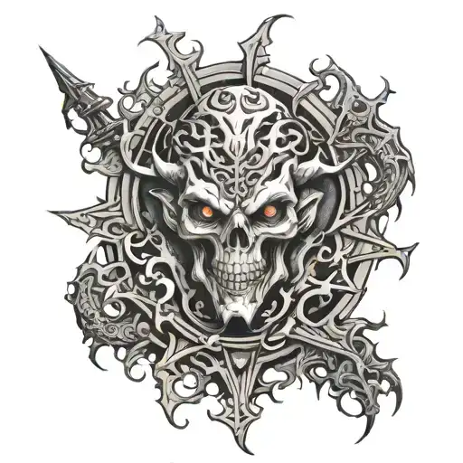 Necronormicon tattoo design idea