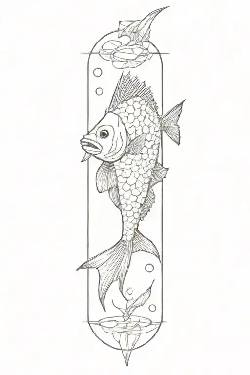 fish tattoo design idea