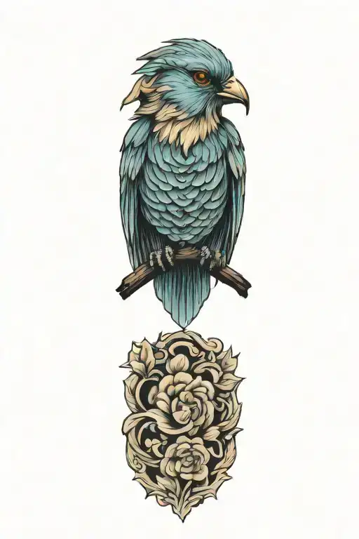 bird tattoo design idea