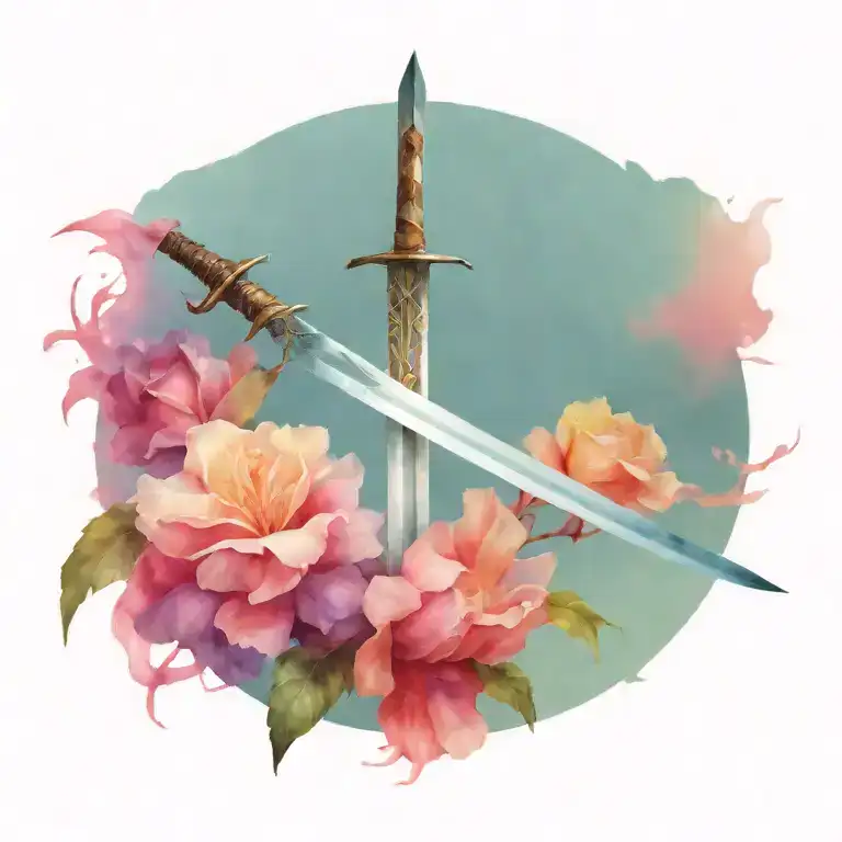 sword tattoo design idea