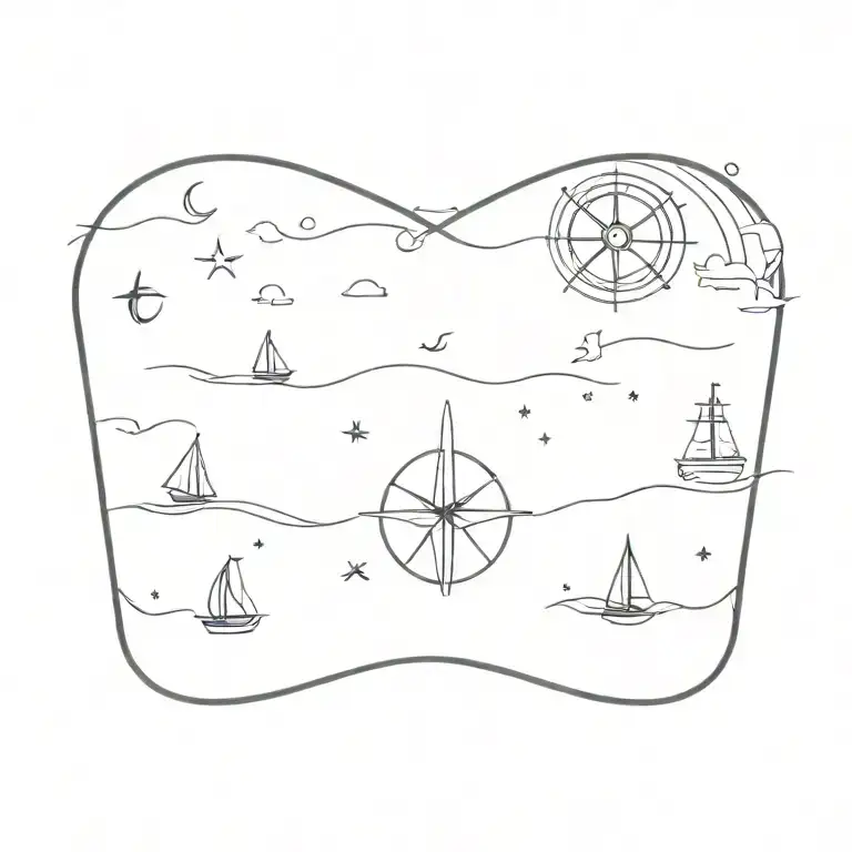 nautical tattoo design idea