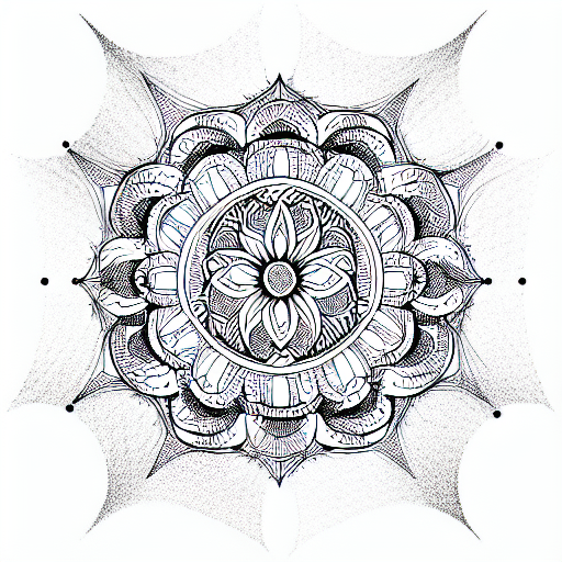 Mandala tattoo design idea