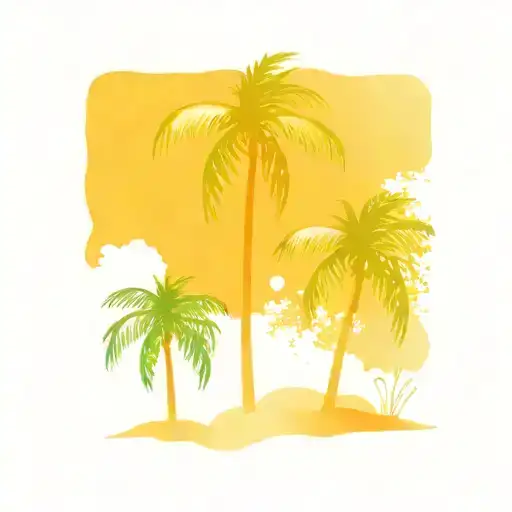 palm-tree tattoo design idea