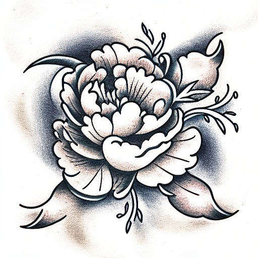 Traditional Japanese Tattoos — Peony