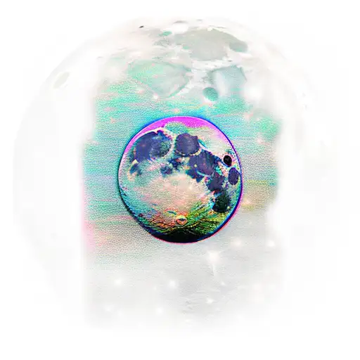 Moon tattoo design idea