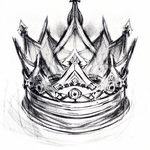 King Crown Line Doodle Outline, Crown Drawing, Crow Drawing, Doodle Drawing  PNG Transparent Clipart Image and PSD File for Free Download