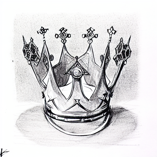 Sketch Kings Crown Tattoo Idea  BlackInk