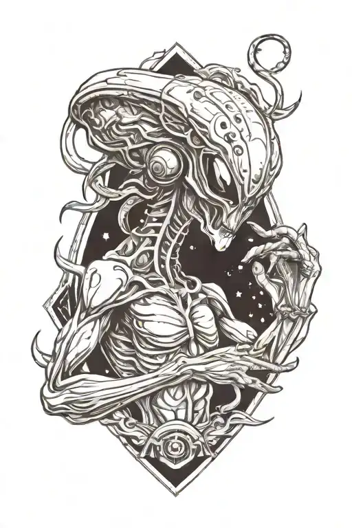 alien tattoo design idea
