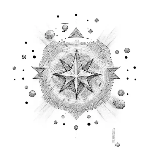 Star tattoo design idea