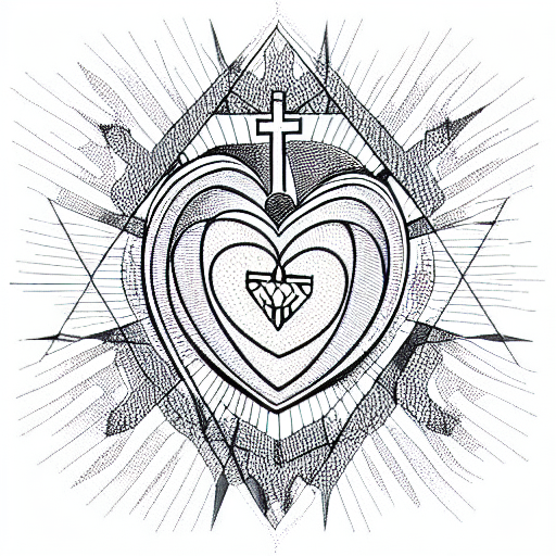 1600 Sacred Heart Tattoo Stock Photos Pictures  RoyaltyFree Images   iStock