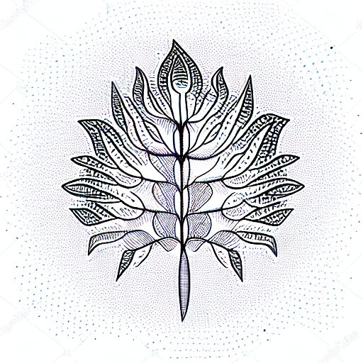 Fern Tree tattoo design idea