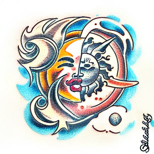 Sun and Moon Tattoo Meanings  CUSTOM TATTOO DESIGN