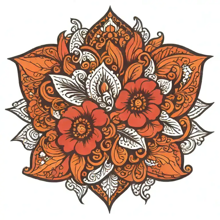 henna tattoo design idea