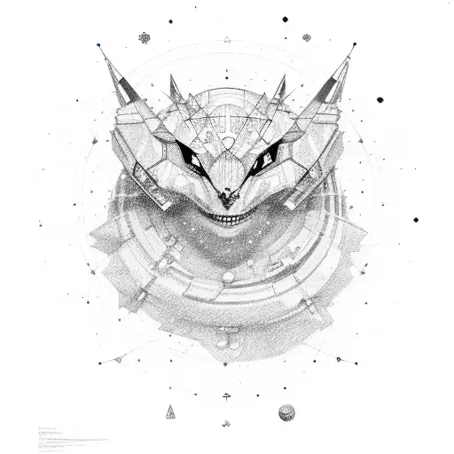 Constellation tattoo design idea