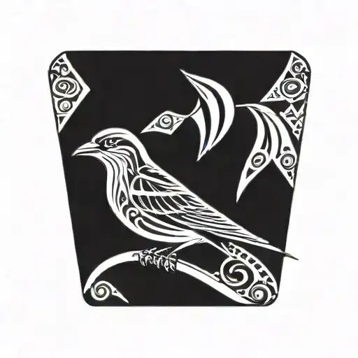 bird tattoo design idea