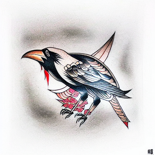 Geometerical Crow - Tattoo Design - Geometerical Crow - Posters and Art  Prints | TeePublic