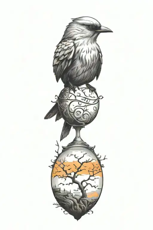 bird tattoo design idea
