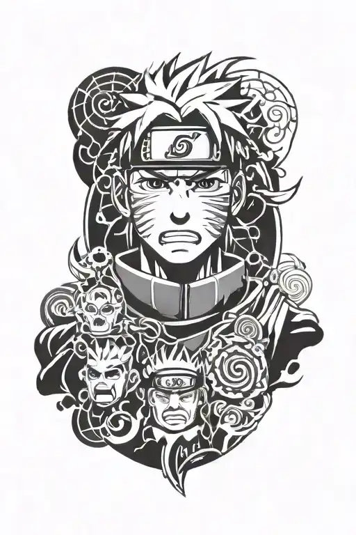 Naruto tattoo design idea
