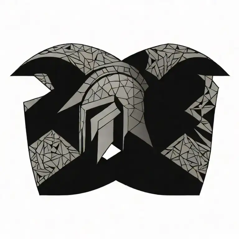 spartan tattoo design idea