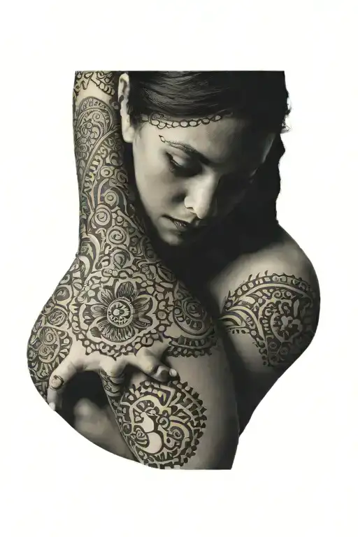henna tattoo design idea