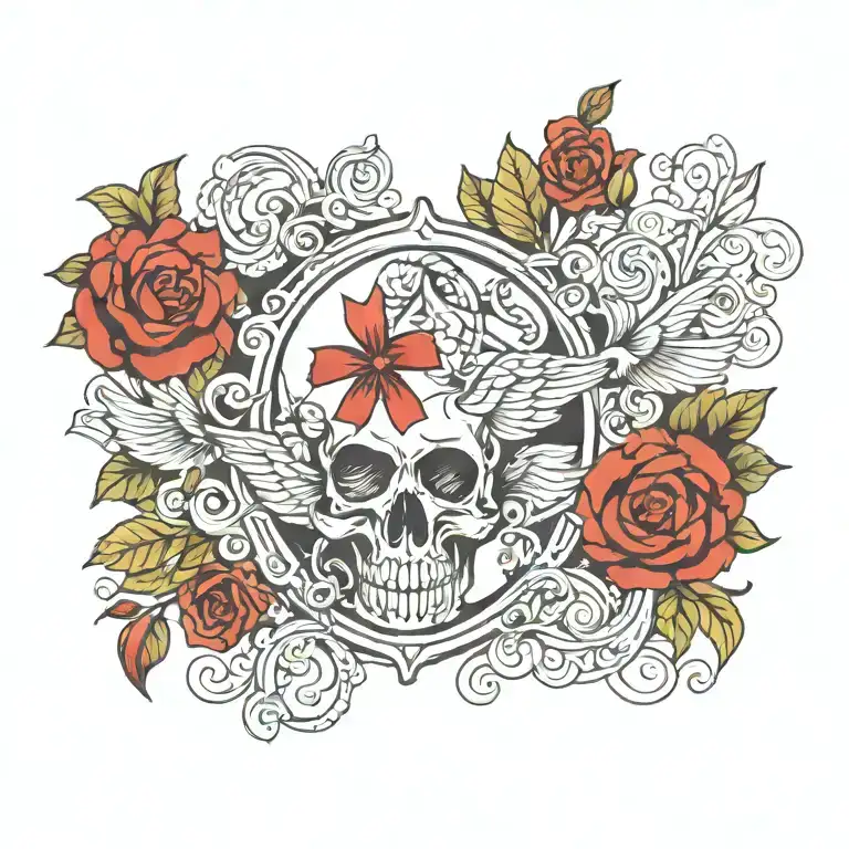 christian tattoo design idea