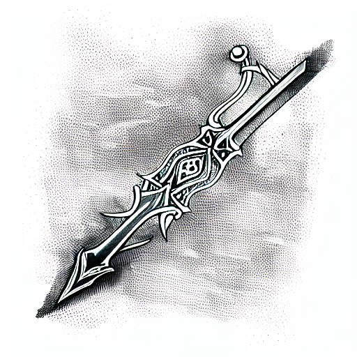 Tattoo design - is there anything majorly wrong with this sword. Want to  avoid any glaring inaccuracies before tattooing it :) pedants appreciated.  : r/SWORDS