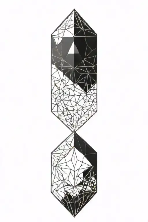 diamond tattoo design idea