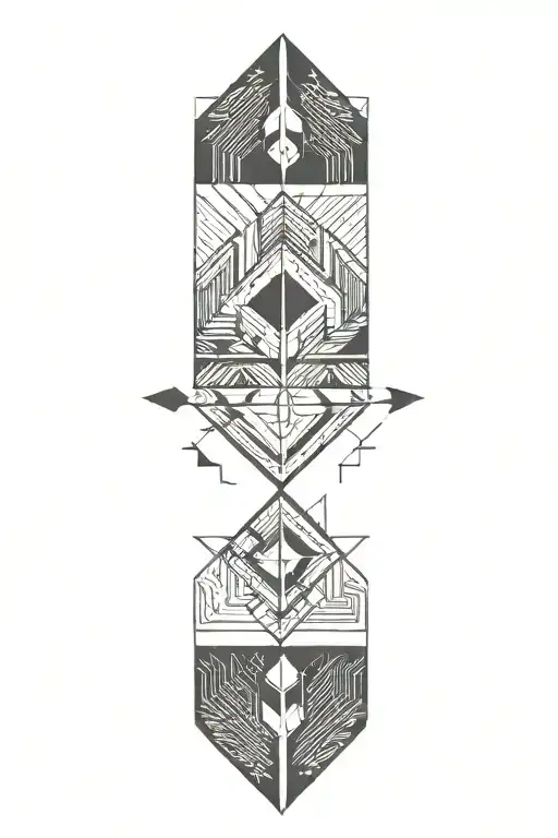 arrow tattoo design idea