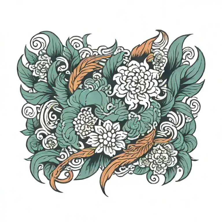 asian tattoo design idea