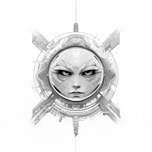 Third Eye tattoo design idea