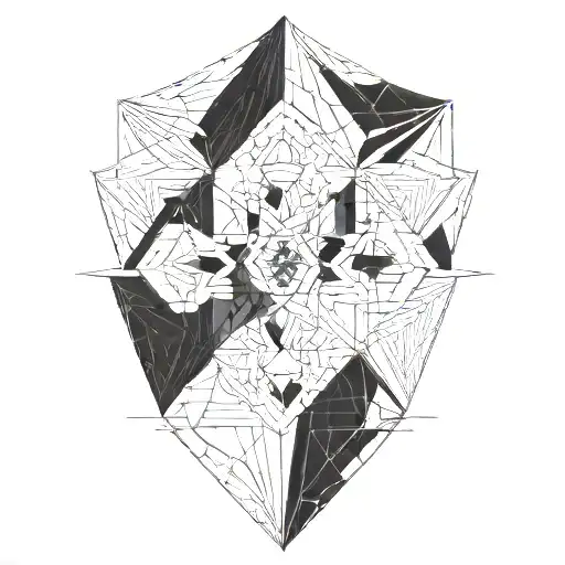 blackout tattoo design idea