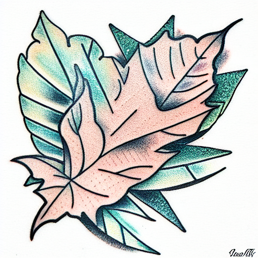 Maple Leaf Tattoo Stock Illustrations – 947 Maple Leaf Tattoo Stock  Illustrations, Vectors & Clipart - Dreamstime