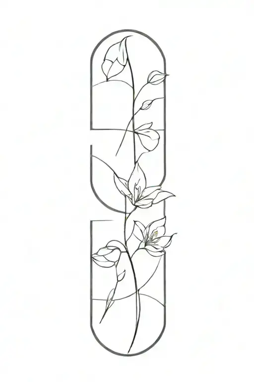 line tattoo design idea