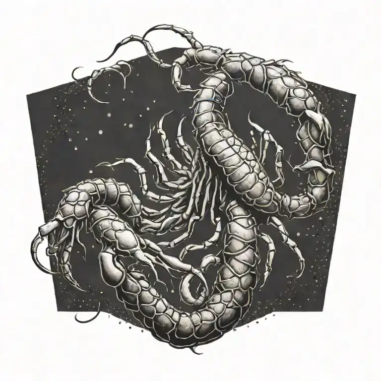 scorpion tattoo design idea
