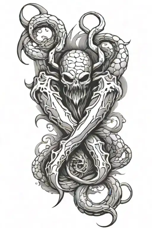 cancer tattoo design idea